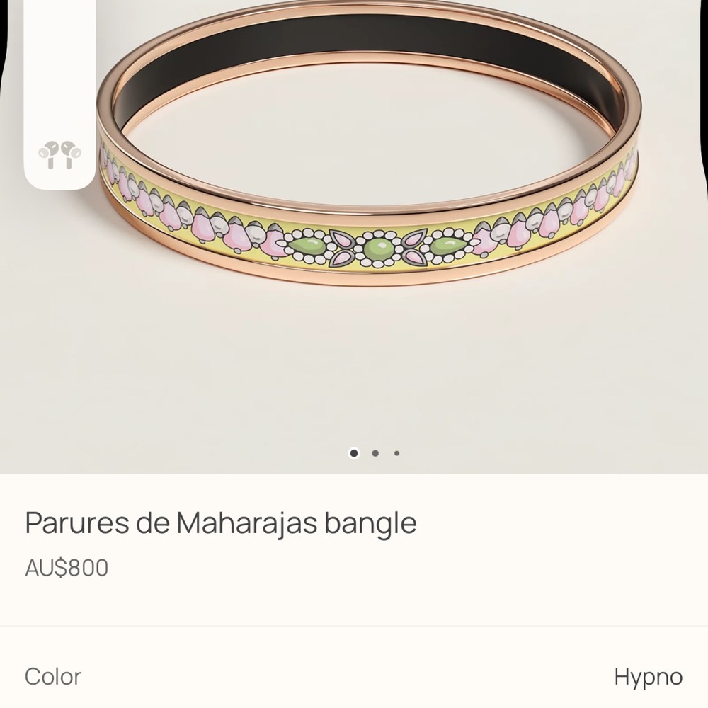 Hermes Parures de Maharajas bangle